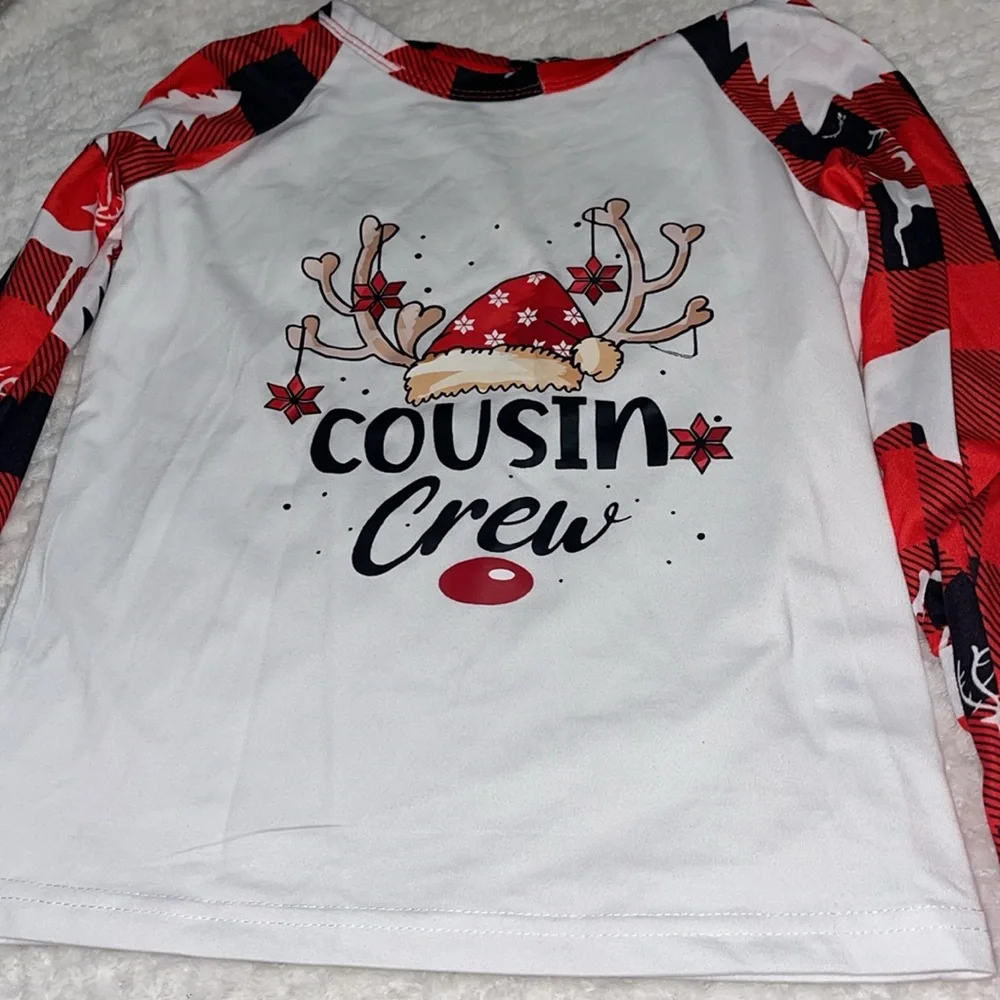 Kids 3-4 years holiday pajamas cousin crew